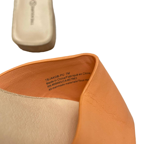 Treasure & Bond Jakob Slide On Sandal Coral Crush Summer Casual Size 7 - Picture 7 of 11